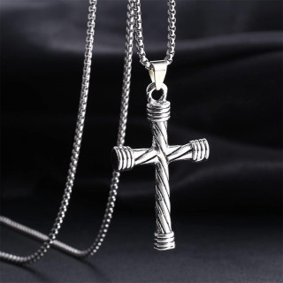 Cylindrical Cross - Ogrlica sa priveskom krsta