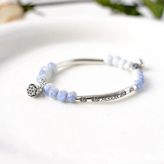 Stone and Silver bracelet – Narukvica sa kamenčićima