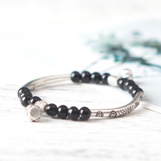 Stone and Silver bracelet – Narukvica sa kamenčićima