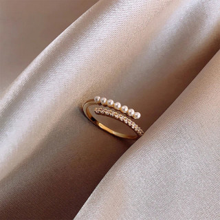 Biserni niz - Elegantan prsten za dame
