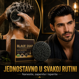 Vratite prirodnu boju kose - Black Soap prirodni sapun za sedu kosu