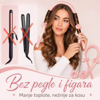 Heatless Curls - Savršene lokne BEZ toplote – bez oštećenja, bez pegle!