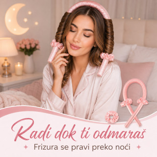 Heatless Curls - Savršene lokne BEZ toplote – bez oštećenja, bez pegle!