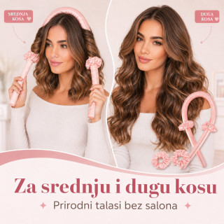 Heatless Curls - Savršene lokne BEZ toplote – bez oštećenja, bez pegle!