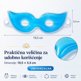 Gel maska za predeo oko očiju - za odmorne oči bez podočnjaka