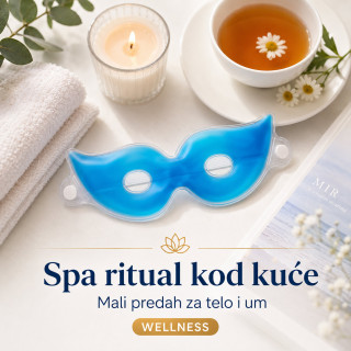 Gel maska za predeo oko očiju - za odmorne oči bez podočnjaka
