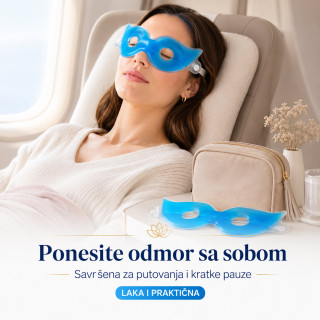 Gel maska za predeo oko očiju - za odmorne oči bez podočnjaka