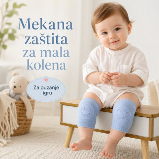 Mekani neklizajući štitnici za kolena za bebe – za puzanje i prohodavanje