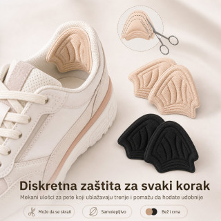 Samolepljivi jastučići za pete – protiv žuljanja, klizanja i trenja