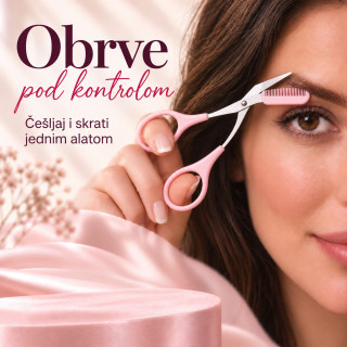 Makaze sa češljićem - za savršeno oblikovane obrve
