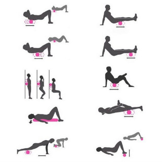 Fitnes Joga roler za vežbanje i masažu tela 