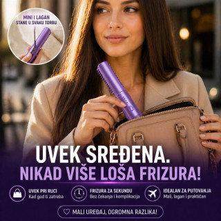 Prenosni Električni Češalj – Uvek sređena kosa bez truda, bilo gde