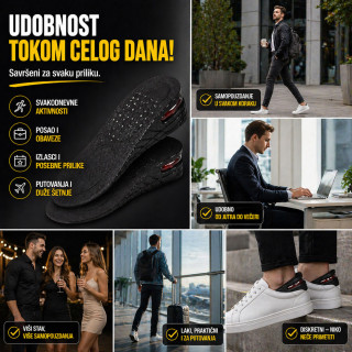 Air Comfort ulošci – povećajte visinu i samopouzdanje odmah