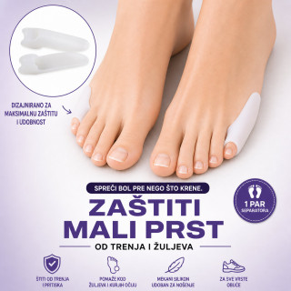 Pinky Toe silikonski separator za mali prst – protiv trenja i pritiska