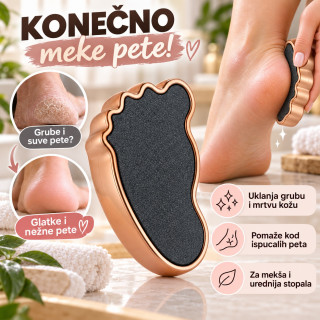 Foot Shape turpija za stopala - za glatke pete i nežnu kožu