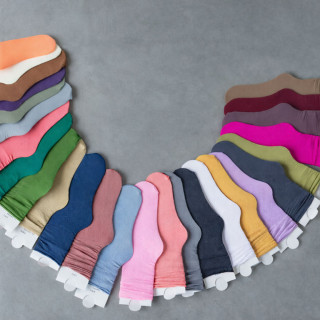 Udobne pamučne čarape bez ranfle 