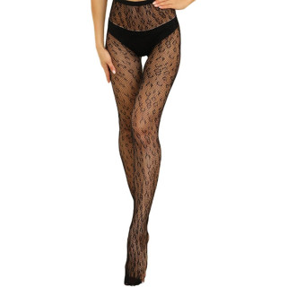 Zavodljive crne mrežaste unihopke sa leopard dezenom