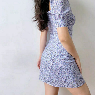 Purple Summer Dress – Mala letnja haljina šarenog dezena
