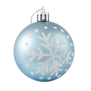 Silver-Blue Shine set - 44 magična ukrasa za jelku u srebrnim i plavim nijansama