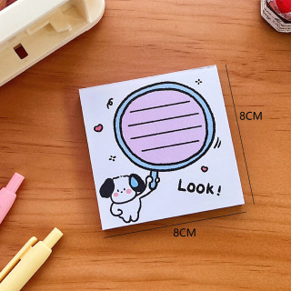 Cute Puppy - šareni memo blok za beleške