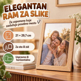Elegantan ram koji čuva vaše najlepše uspomene  21x29,7 cm