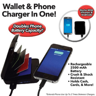Security & Power Bank Wallet – 2 u 1 novčanik za kartice i punjač za telefon