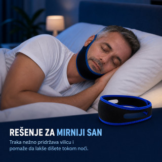 Traka za bradu protiv hrkanja – podrška za mirniji san
