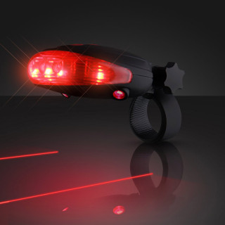Zadnje svetlo za bicikl i dvostruki laser za odličnu vidljivost