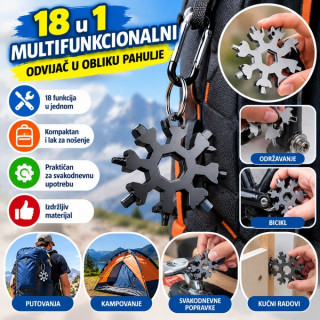 18u1 Multifunkcionalni odvijač u obliku pahulje
