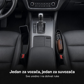 Set 2 auto organizera za telefon, ključeve i sitnice