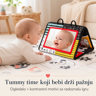 Baby Vision 4u1 razvojna prostirka sa ogledalom za bebe - Tummy Time