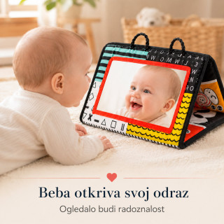 Baby Vision 4u1 razvojna prostirka sa ogledalom za bebe - Tummy Time