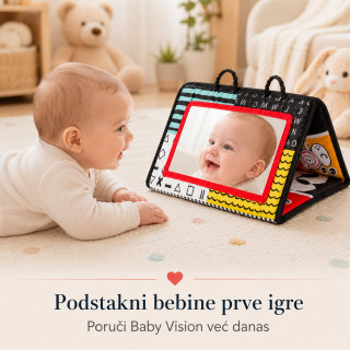 Baby Vision 4u1 razvojna prostirka sa ogledalom za bebe - Tummy Time