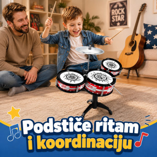 Set bubnjeva za decu – Drum Party muzička igračka za male muzičare