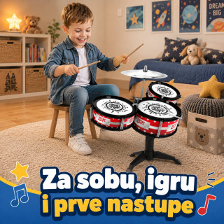 Set bubnjeva za decu – Drum Party muzička igračka za male muzičare