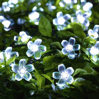 Floral solar lights – Prolećne cvetne LED lampice 6,5m