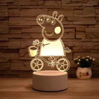 Pepa Prase - 3D noćna lampa