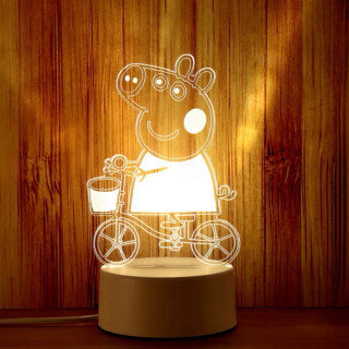 Pepa Prase - 3D noćna lampa