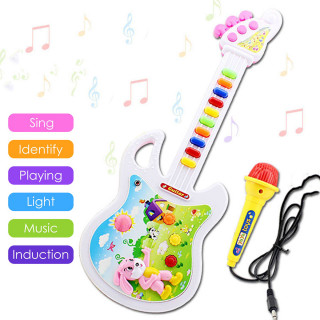 Muzička čarolija - Dečija gitara sa ugrađenim mikrofonom