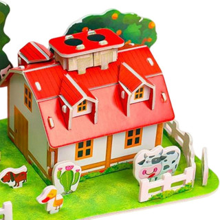 3D puzle za mališane - Raskošna farma