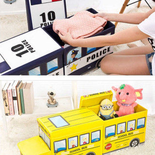Cartoon Bus Storage - Mini Autobus + kutija za skladištenje