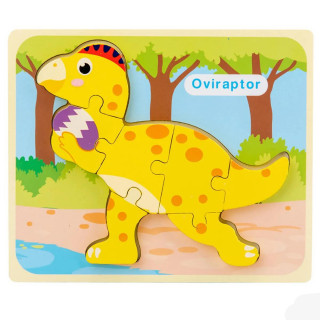 3D Dino kreativne drvene puzle razigranih motiva i boja