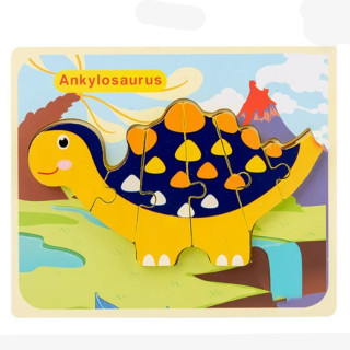 3D Dino kreativne drvene puzle razigranih motiva i boja