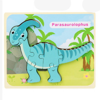 3D Dino kreativne drvene puzle razigranih motiva i boja