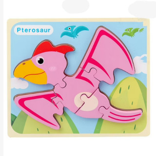 3D Dino kreativne drvene puzle razigranih motiva i boja