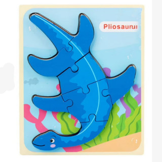 3D Dino kreativne drvene puzle razigranih motiva i boja