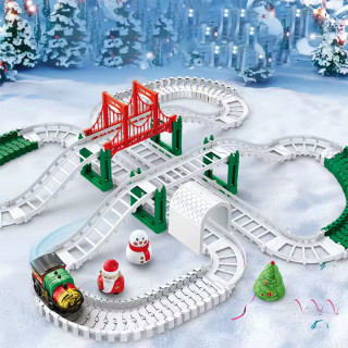 Christmas track - Set sa vozićem i Deda Mrazom