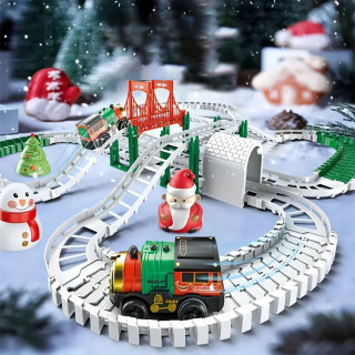 Christmas track - Set sa vozićem i Deda Mrazom