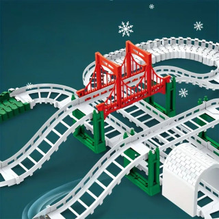 Christmas track - Set sa vozićem i Deda Mrazom