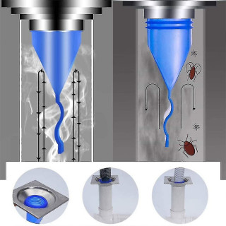 Silikonski filter za odvod - blokator neprijatnih mirisa
